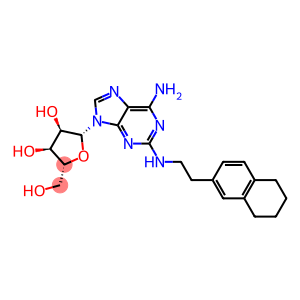 2-[2-[(5,6,7,8-Tetrahydronaphthalen)-2-yl]ethylamino]adenosine