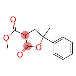 Tetrahydro-2-oxo-5-phenyl-5-methylfuran-3-carboxylic acid methyl ester