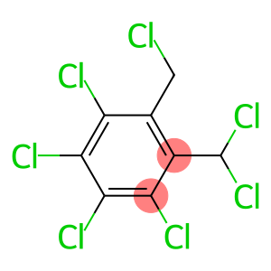 3,4,5,6-Tetrachloro-1-(chloromethyl)-2-(dichloromethyl)benzene