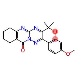 9,10,11,12-Tetrahydro-3-methoxy-6,6-dimethyl-6H,13H-7,8,13a,14-tetraaza-5-oxabenzo[a]naphthacen-13-one