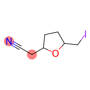 [(Tetrahydro-5-iodomethylfuran)-2-yl]acetonitrile