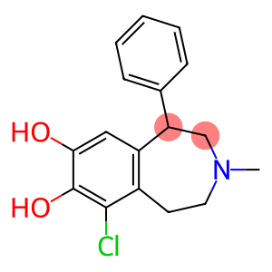 2,3,4,5-Tetrahydro-6-chloro-3-methyl-1-phenyl-1H-3-benzazepine-7,8-diol