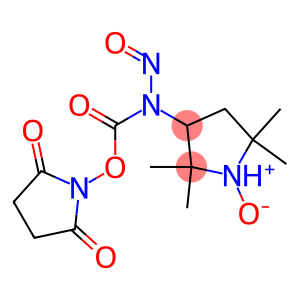 2,2,5,5-Tetramethyl-3-[[(2,5-dioxo-1-pyrrolidinyl)oxycarbonyl]nitrosoamino]pyrrolidine 1-oxide