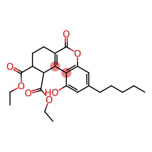 7,8,9,10-Tetrahydro-1-hydroxy-6-oxo-3-pentyl-6H-dibenzo[b,d]pyran-9,10-dicarboxylic acid diethyl ester