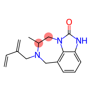 4,5,6,7-Tetrahydro-5-methyl-6-(2-methylene-3-butenyl)imidazo[4,5,1-jk][1,4]benzodiazepin-2(1H)-one