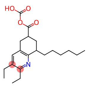 5,6,7,8-Tetrahydro-8-hexylquinoline-6,6-dicarboxylic acid diethyl ester