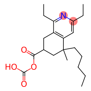 5,6,7,8-Tetrahydro-5-pentyl-5-methylisoquinoline-7,7-dicarboxylic acid diethyl ester