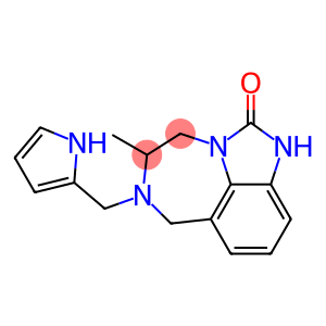 4,5,6,7-Tetrahydro-5-methyl-6-(1H-pyrrol-2-ylmethyl)imidazo[4,5,1-jk][1,4]benzodiazepin-2(1H)-one