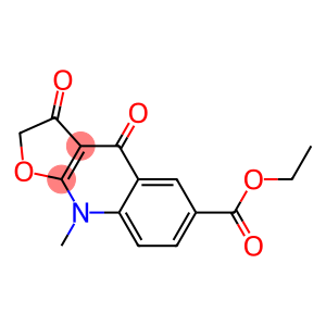 2,3,4,9-Tetrahydro-3,4-dioxo-9-methylfuro[2,3-b]quinoline-6-carboxylic acid ethyl ester