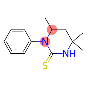 3,4,5,6-Tetrahydro-3-phenyl-4,6,6-trimethyl-2(1H)-pyrimidinethione