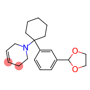 1,2,3,6-Tetrahydro-1-[1-[3-(1,3-dioxolan-2-yl)phenyl]cyclohexyl]pyridine