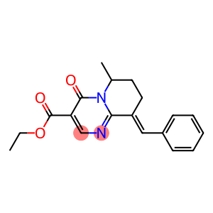 6,7,8,9-Tetrahydro-6-methyl-9-(phenylmethylene)-4-oxo-4H-pyrido[1,2-a]pyrimidine-3-carboxylic acid ethyl ester