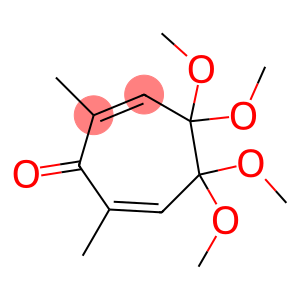 4,4,5,5-Tetramethoxy-2,7-dimethylcyclohepta-2,6-dien-1-one