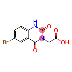 1,2,3,4-Tetrahydro-6-bromo-2,4-dioxoquinazoline-3-acetic acid