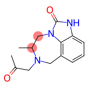 4,5,6,7-Tetrahydro-5-methyl-6-(2-oxopropyl)imidazo[4,5,1-jk][1,4]benzodiazepin-2(1H)-one