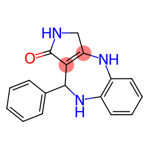 3,4,9,10-Tetrahydro-10-(phenyl)pyrrolo[3,4-b][1,5]benzodiazepin-1(2H)-one