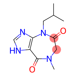 1,4,6,7-Tetrahydro-4-isobutyl-7-methylimidazo[4,5-e][1,4]diazepine-5,8-dione