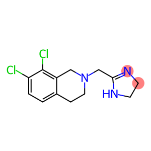 2-[[(1,2,3,4-Tetrahydro-7,8-dichloroisoquinolin)-2-yl]methyl]-4,5-dihydro-1H-imidazole