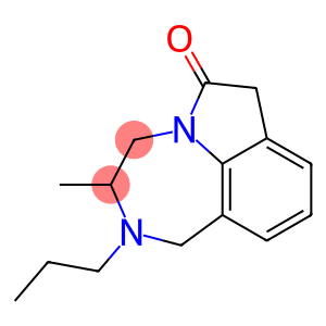 1,2,3,4-Tetrahydro-3-methyl-2-propylpyrrolo[3,2,1-jk][1,4]benzodiazepin-6(7H)-one