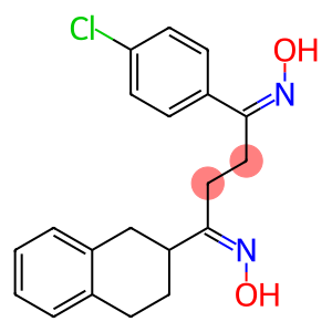 1-[(1,2,3,4-Tetrahydronaphthalen)-2-yl]-4-(4-chlorophenyl)butane-1,4-dione dioxime