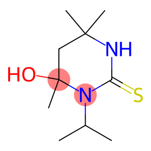 3,4,5,6-Tetrahydro-4-hydroxy-3-(1-methylethyl)-4,6,6-trimethyl-2(1H)-pyrimidinethione