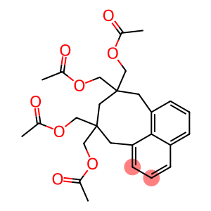 8,8,10,10-Tetrakis(acetoxymethyl)-8,9,10,11-tetrahydro-7H-cycloocta[de]naphthalene