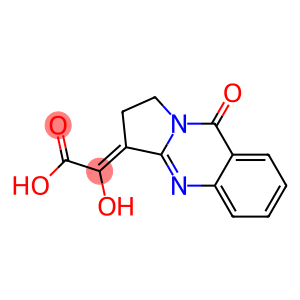 2-[(1,2,3,9-Tetrahydro-9-oxopyrrolo[2,1-b]quinazolin)-3-ylidene]-2-hydroxyacetic acid