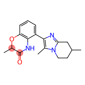 5-[(5,6,7,8-Tetrahydro-3,7-dimethylimidazo[1,2-a]pyridin)-2-yl]-2-methyl-2H-1,4-benzoxazin-3(4H)-one