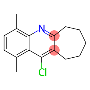 7,8,9,10-Tetrahydro-11-chloro-1,4-dimethyl-6H-cyclohepta[b]quinoline