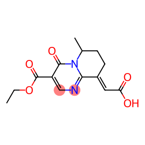 6,7,8,9-Tetrahydro-6-methyl-9-(carboxymethylene)-4-oxo-4H-pyrido[1,2-a]pyrimidine-3-carboxylic acid 3-ethyl ester