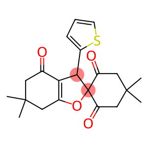 5',5',6,6-tetramethyl-3-(2-thienyl)-3,5,6,7-tetrahydrospiro[1-benzofuran-2,2'-cyclohexane]-1',3',4(2H)-trione