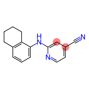 2-(5,6,7,8-tetrahydronaphthalen-1-ylamino)pyridine-4-carbonitrile