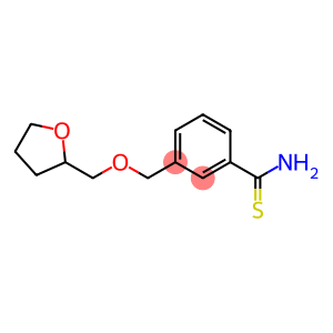 3-[(tetrahydrofuran-2-ylmethoxy)methyl]benzenecarbothioamide