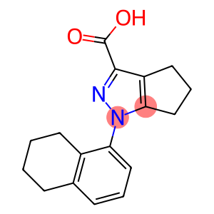 1-(5,6,7,8-tetrahydronaphthalen-1-yl)-1,4,5,6-tetrahydrocyclopenta[c]pyrazole-3-carboxylic acid