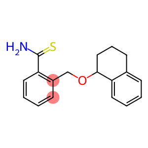 2-[(1,2,3,4-tetrahydronaphthalen-1-yloxy)methyl]benzenecarbothioamide