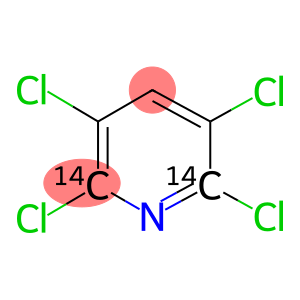 2,3,5,6-TETRACHLOROPYRIDINE, [2,6-14C]