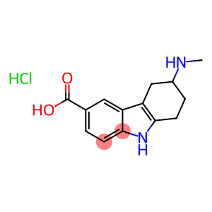 6,7,8,9-TETRAHYDRO-6-(METHYLAMINO)-5H-CARBAZOLE-3-CARBOXYLIC ACID HYDROCHLORIDE