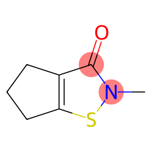 3,4,5,6-TETRAHYDRO-2-METHYL-2H-CYCLOPENTA(D)-1,2-THIAZOL-3-ONE