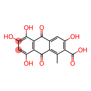 1,3,4,6-TETRAHYDROXY-8-METHYL-ANTHRAQUINONE-7-CARBOXYLIC ACID