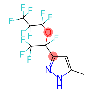 3-[TETRAFLUORO-1-(HEPTAFLUOROPROPOXY)ETHYL]-5-(METHYL)PYRAZOLE