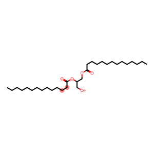 Tetradecanoic acid 1-hydroxymethyl-2-tetradecanoyloxy-ethyl ester