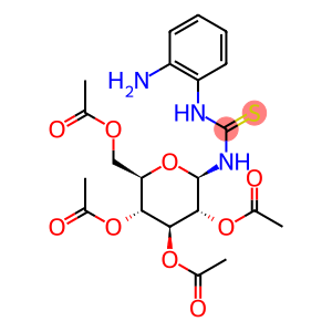 2,3,4,6-Tetra-O-acetyl-b-D-glucopyranosyl-N'-(2-aminophenyl)thiourea