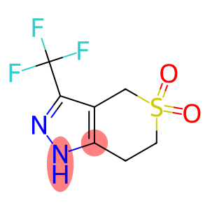 1,4,6,7-TETRAHYDRO-3-(TRIFLUOROMETHYL)THIOPYRANO-[4,3-C]-PYRAZOLE 5,5-DIOXIDE