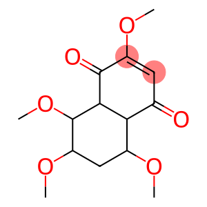 2,5,7,8-TETRAMETHOXY-4A,5,6,7,8,8A-HEXAHYDRO-[1,4]NAPHTHOQUINONE