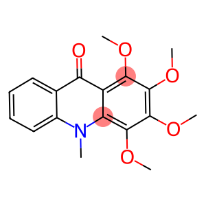 1,2,3,4-TETRAMETHOXY-10-METHYLACRIDONE