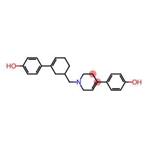 1,2,3,6-tetrahydro-4-(p-hydroxyphenyl)-1-((3-(p-hydroxyphenyl)-3-cyclohexen-1-yl)methyl)pyridine