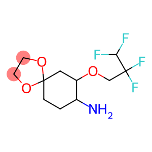 7-(2,2,3,3-tetrafluoropropoxy)-1,4-dioxaspiro[4.5]decan-8-amine