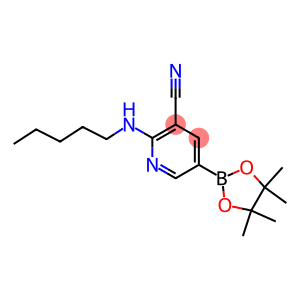 5-(4,4,5,5-tetramethyl-1,3,2-dioxaborolan-2-yl)-2-(pentylamino)pyridine-3-carbonitrile