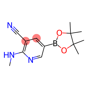 5-(4,4,5,5-tetramethyl-1,3,2-dioxaborolan-2-yl)-2-(methylamino)pyridine-3-carbonitrile