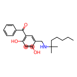 6-TERT-OCTYLAMINO-METHYL-4-BENZOYLRESORCINOL